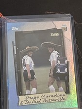 Topps Diego Maradona & Daniel Passarella /99 Topps Focus Argentina