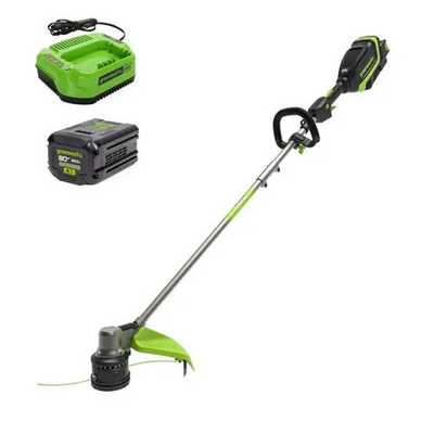 #ad #ad Greenworks 80V 17quot; Brushless String Trimmer w 2.0Ah Battery amp; Charger New $199.99
