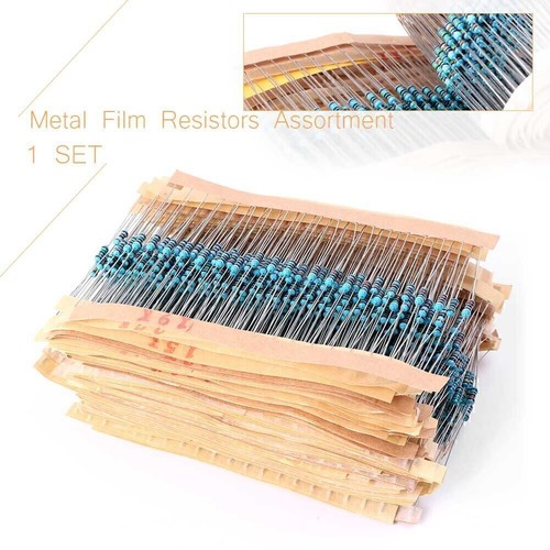 Assortimento resistenze 156 valori 1 Ohm - 10M Ohm 1/4W 1% strato metallico 3120PCS/Set - Foto 4 di 12