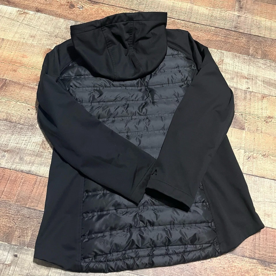 Gerry | Women's Black Light Weight Quilted Full Zip Hooded Jacket Sz M - Image 4 of 4