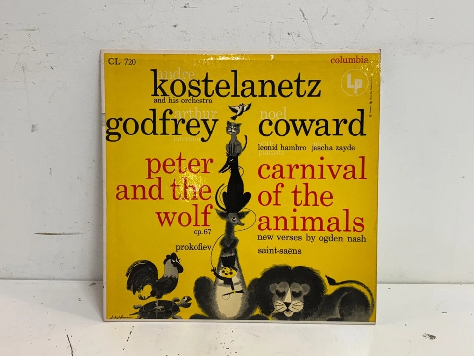 Andre Kostelanetz - Peter and the Wolf/ Carnival Of The Animals LP Vinyl Record Foto 2 de 4