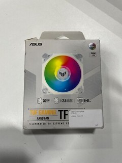 ASUS TUF GAMING TF120 ARGB WHITE EDITION Chassis Fan 3 Pin Customizable LEDs