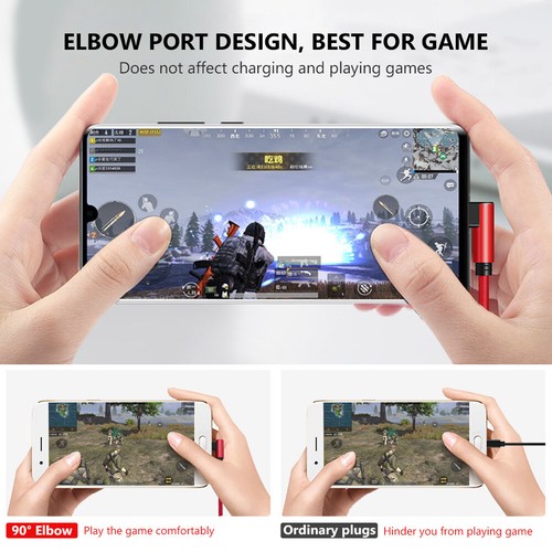 Fast Charging Data 90°Elbow Micro USB Cable For Android Phone Tablet Samsung 28A - Picture 5 of 14