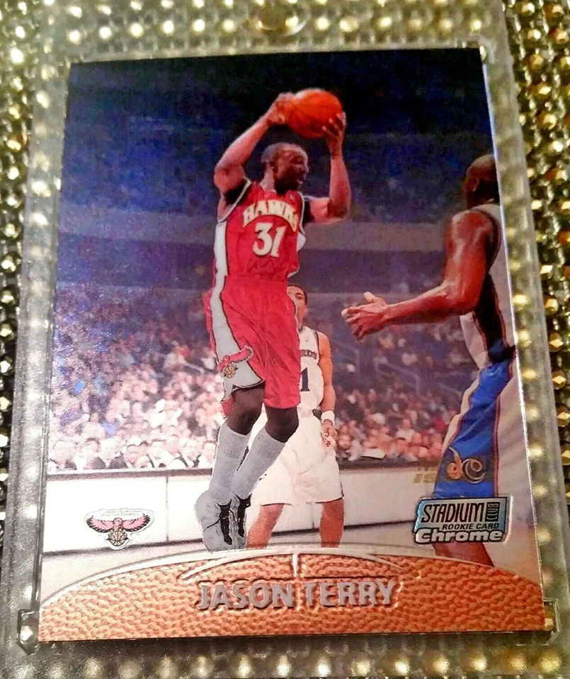 2000 Topps Stadium Club Chrome Jason Terry #141 RC *13/100* (Ebay 1/1) SSSP MINT - Image 2 of 4