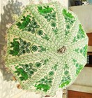 Vintage Garden Decorative Large Umbrella Sun Shade Cotton