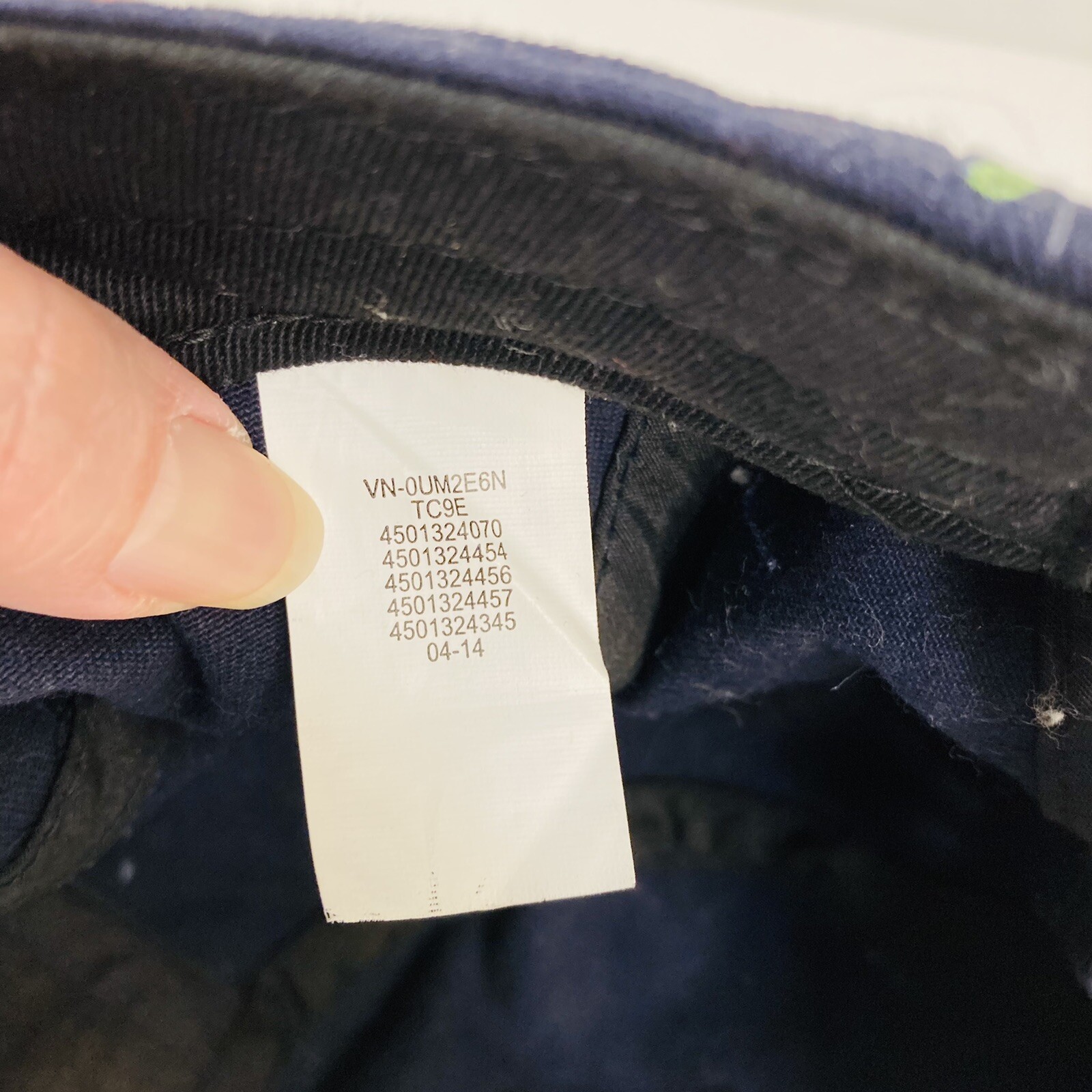 Vans Duck Pattern Leather Patch Adjustable Hat Cap - image 6