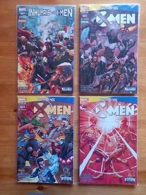 Lot Inhumans Vs X-Men n° 1 et X-Men n° 1 à 3 - Marvel / Panini Comics - Photo 1/4