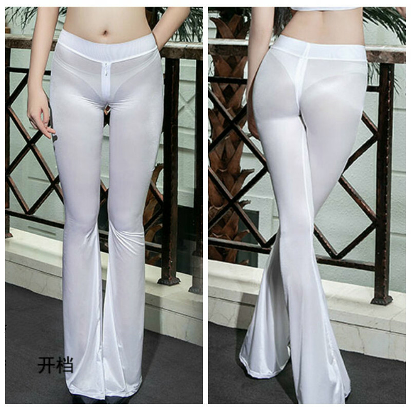 値下げ★2024ss 005 vintage seethrough pants Generic Wide Leg Lightweight Womens Palazzo Pants Casual