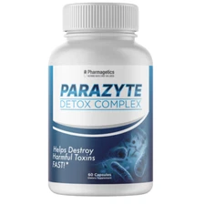 Parazyte Detox Complex Powerful Parasite Cleanse for Humans 60 Capsules 