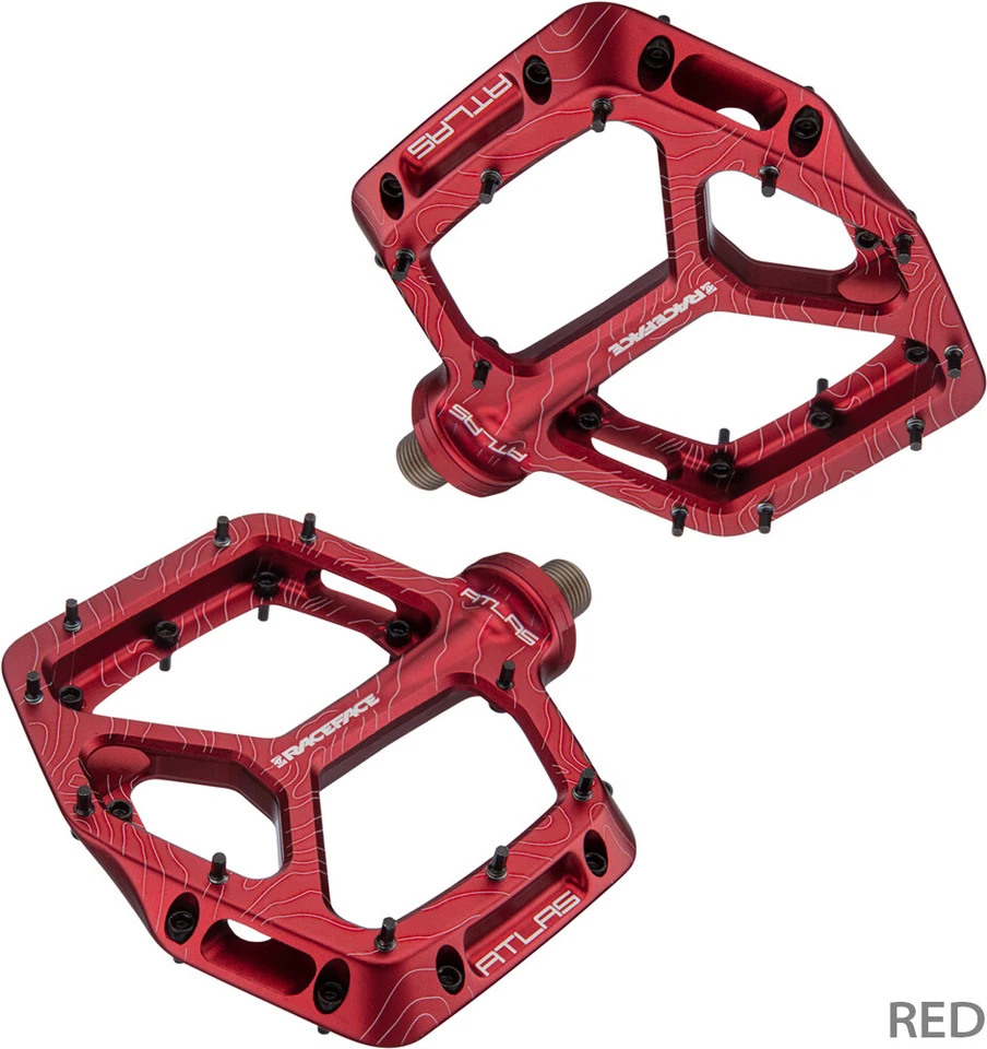Pedales de bicicleta Race Face Atlas plataforma montaña 9/16" MTB aleación bicicleta pedal 8 colores Foto 4 de 4