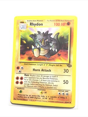 rhydon pokemon card ebay - 112/165 - Pokemon 151 - Reverse Foil Retreat Cost Rhydon 80/147 2009 NM Pokmon