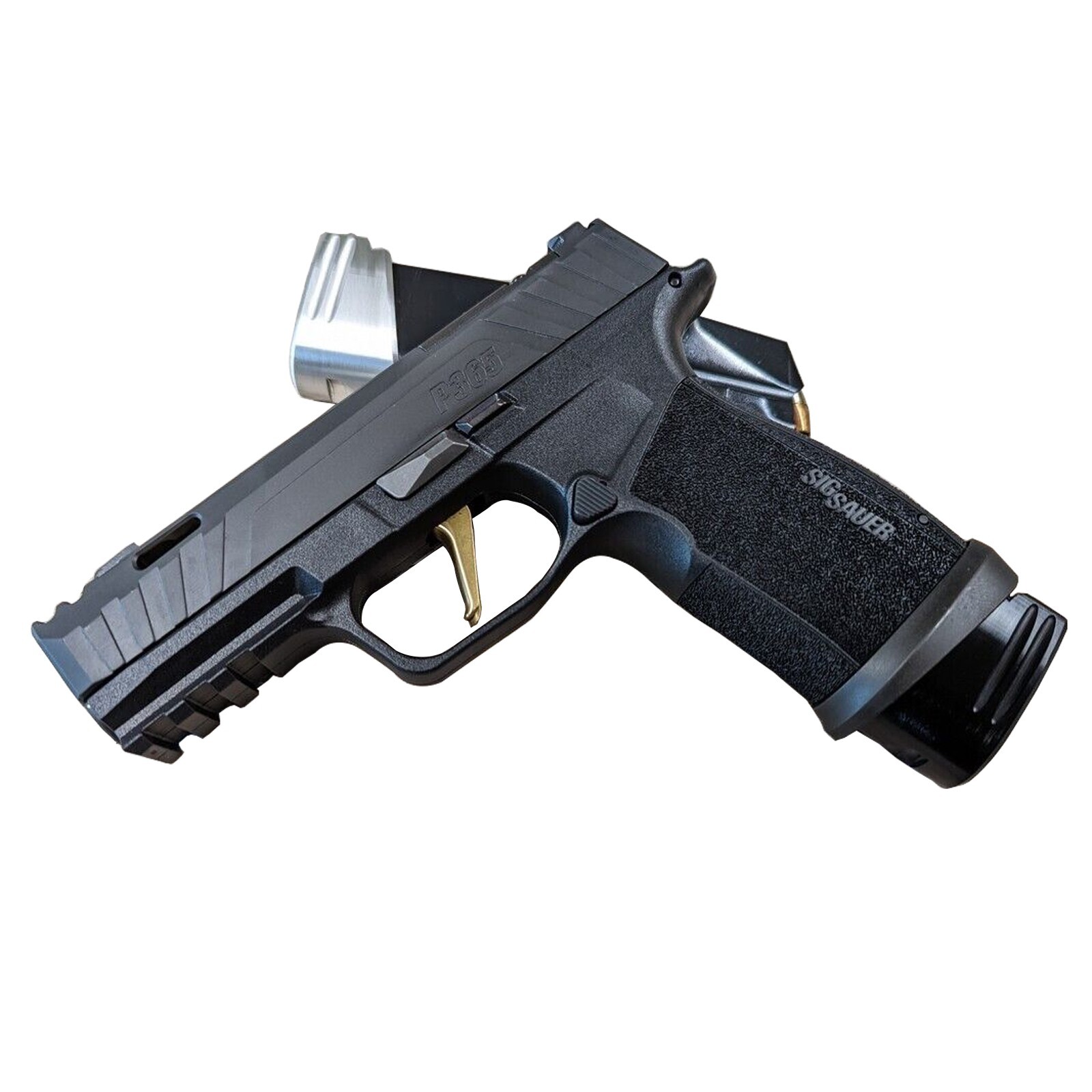 Aluminum Mag well for Sig P365 X Mac