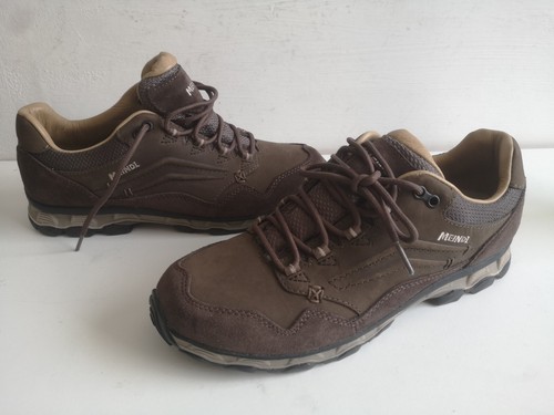 Mens Walking Shoes Lace Up Meindl Bogota LF Size 42 UK 8 Brown Leather - Picture 8 of 19