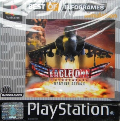 PS1 - Eagle One: Harrier Attack [Best of Infogrames] mit OVP sehr guter Zustand
