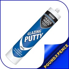 Geocel Glazing Putty 310ml White Weather Resistant Trade Mate Dow Paintable Seal