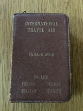 INTERNATIONAL TRAVEL AID - PHRASE BOOK - COLLINS