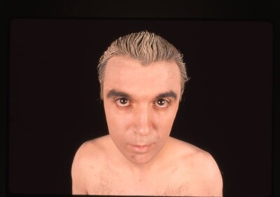 Talking Heads David Byrne Shirtless Photo Shoot Original 35mm