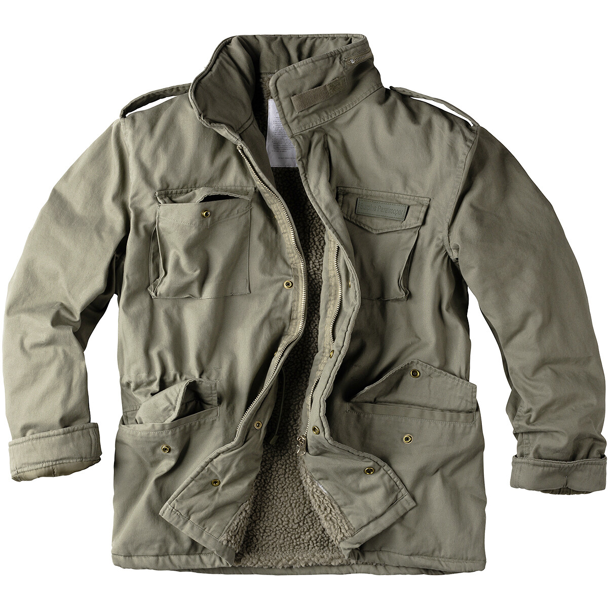 Surplus Paratrooper Winter Mens Jacket M65 Army Military Surplus Paratrooper Winter Mens Jacket M65 Army Military