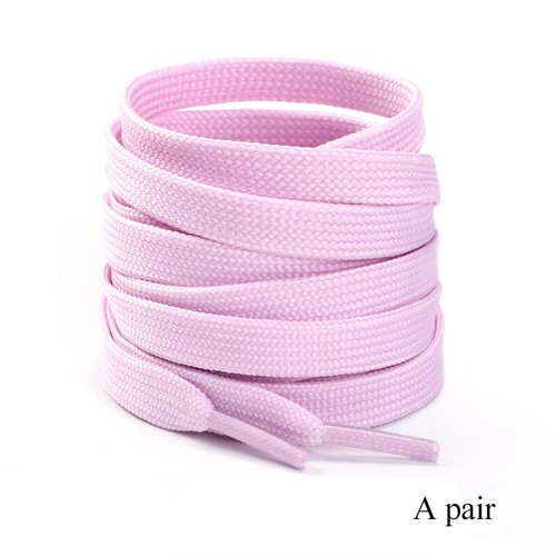 Shoe Laces Flat Ties Ropes Strings Trainers Shoeslaces Casual Sport Bootlaces - - Picture 28 of 33