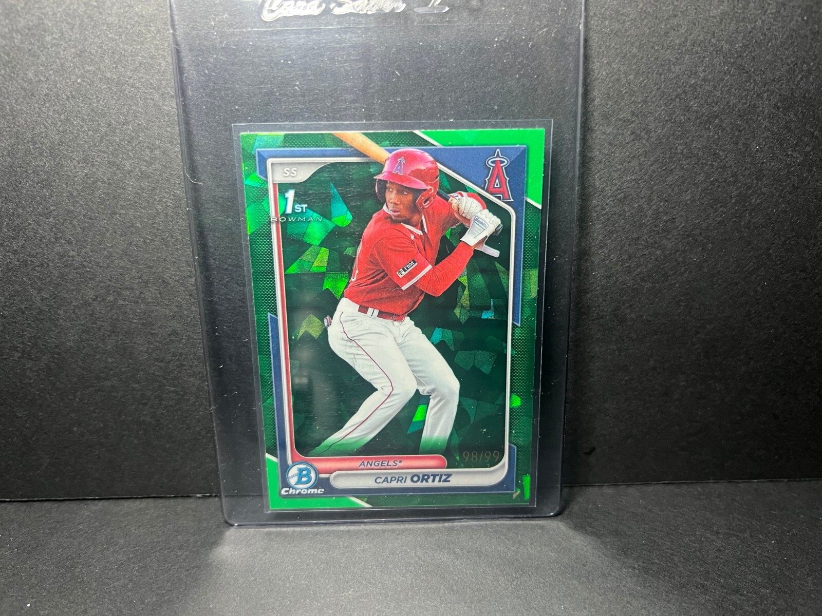 2024 Bowman Sapphire Capri Ortiz Green /99 #BCP-73