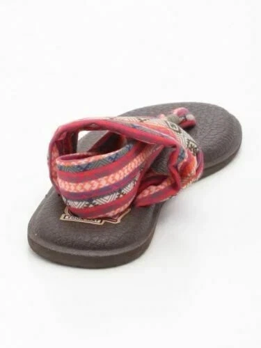 Auténtica sandalia chancla mujer Sanuk Yoga Sling 2 estampados SWS10535 OMTS talla 10 Foto 2 de 4