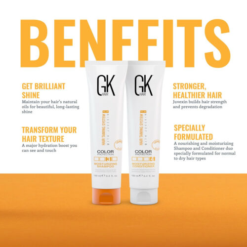 GK HAIR Women Men Moisturizing Shampoo and Conditioner Argan Oil Care Hair Serum - Picture 9 of 12