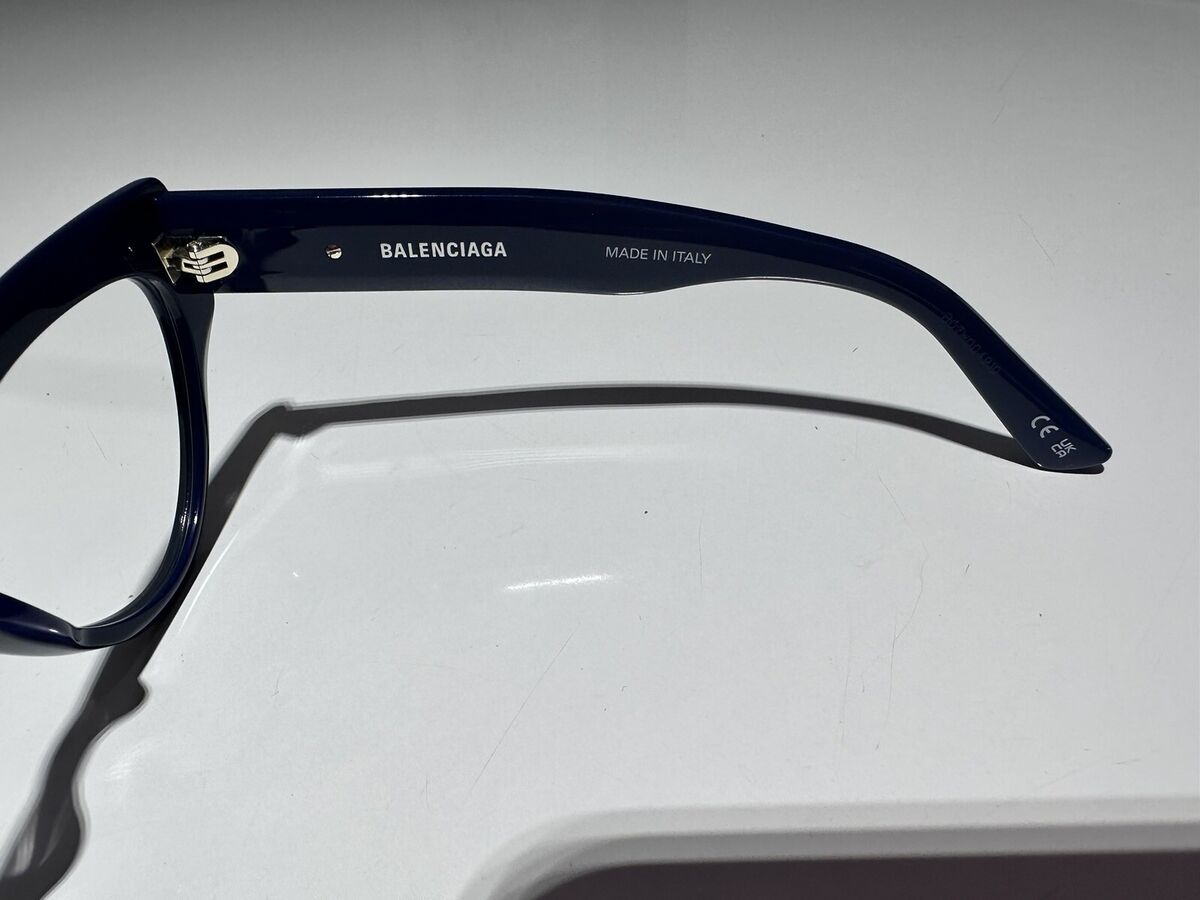 BALENCIAGA キャットアイクラス BB0219O 004 Balenciaga BB0276O 004 Blue Cat-Eye Women's Eyeglasses | eBay