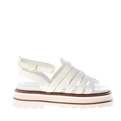 ELVIO ZANON scarpe donna Sandalo in pelle beige chiaro con