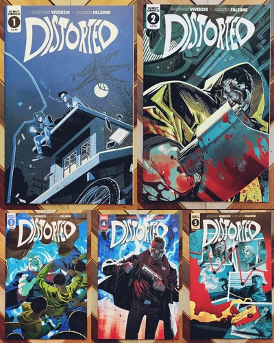 DISTORTED #1-5 (Scout 2022) Complete series / HIGH GRADE / Optioned For TV
