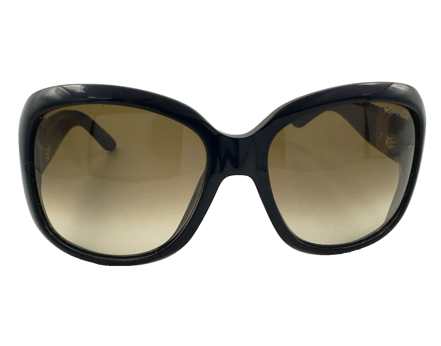 Yves Saint Laurent YSL 6378 S Occhiali da sole 0YXZ CC nero marrone sfumato 58 mm