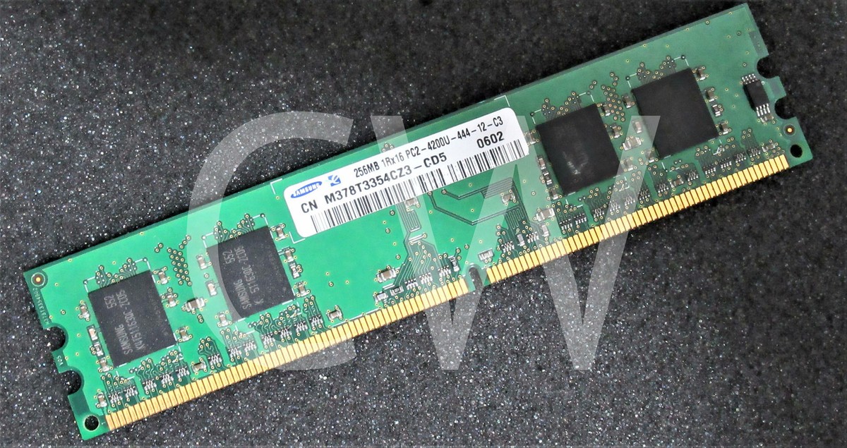 M378T3354CZ3-CD5 Samsung (1x256MB) DDR2-533MHz 240-Pin DIMM Memory