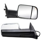 Towing Mirrors For 2009-2023 Dodge Ram 1500 Classic Power Heated Arrow Chrome