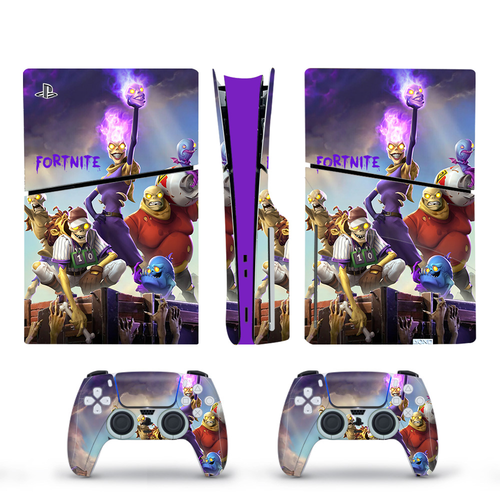 Fortni PS5 Slim Disk Skin Sticker Decal Aufkleber Wrap Vinyl Playstation 5 Slim - Bild 9 von 19