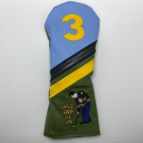 Happy Gilmore “Just Tap It In” 3 Wood Golf Club Headcover / Head Cover