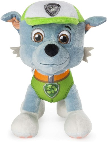 Paw Patrol - Juguete de peluche rocoso de 8”, peluche de pie con detalles cosidos, para la edad - Imagen 3 de 3