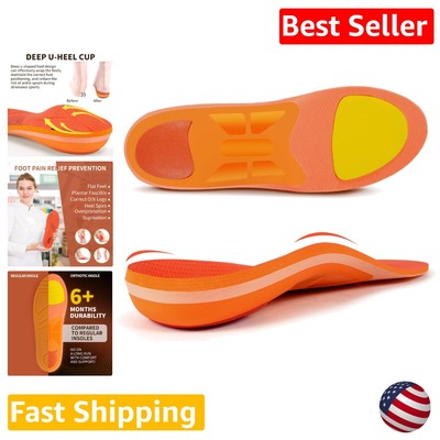 Lasting Comfort Arch Support Insoles for Plantar Fasciitis Relief - Men 11-11...