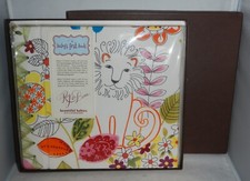 Rag and Bone Bindery Little Lion Baby's First Book Memory Album Scrapbook w/ Box