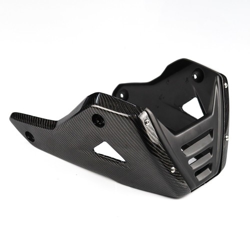 CARBON BELLY PAN UNDER CRANK FAIRING GUARD COVER FOR HONDA GROM 125 2021-2025 - Picture 2 of 14
