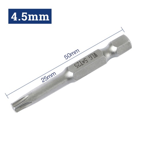 Solid Torx Screwdriver Bit Magnetic 1/4" Hex Star Security Pin T3 to T40 Long - Picture 27 of 59
