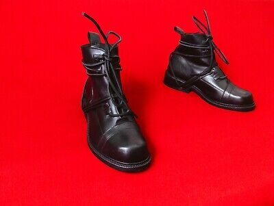 DIRK BIKKEMBERGS Hommes Men Black Leather Lace Up Boots US DIRK BIKKEMBERGS Hommes Men Black Leather Lace Up Boots US