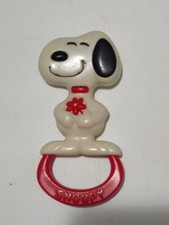 Vintage Snoopy baby rattle 5  