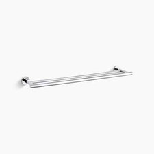 Kohler K-14391-CP Stillness 24" Double Towel Bar Bathroom Polished Chrome New 