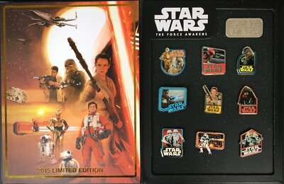 Star Wars Das Erwachen der Macht 2015 Limited Edition Pin Set SEHR SELTEN