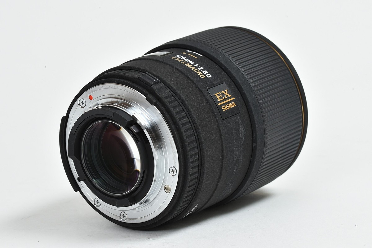 SIGMA 105mm f/2.8 EX DG Macro For Nikon F AF DSLR Lens [Very