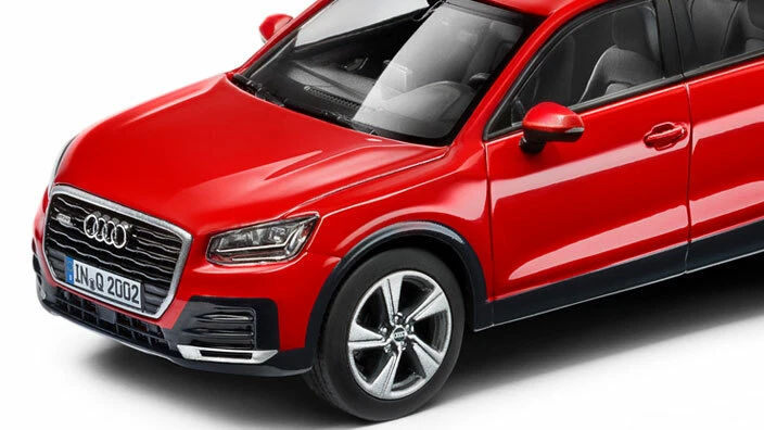1:43 iScale KYOSHO 2016 AUDI Q2 SUV tango rojo ¡Promoción de distribuidor! Foto 3 de 4