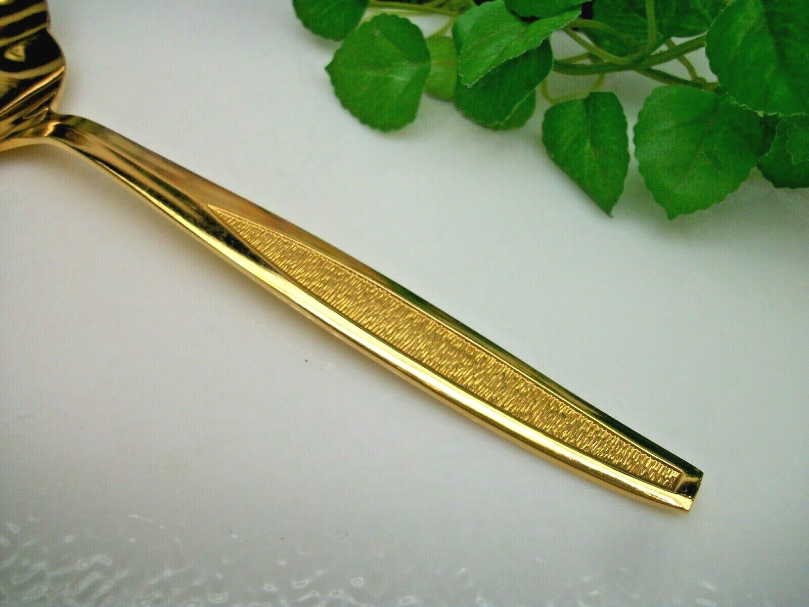Royalton Gold Electroplate ANTIGUA GOLD Solid Casserole Berry Serving Spoon eBay