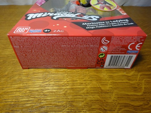 MUÑECA MIRACULOUS MARINETTE FASHION FLIP Ladybug BANDAI ZAG PLAYMATES EMBALAJE ORIGINAL SIN PRECIO BASE - Imagen 8 de 9