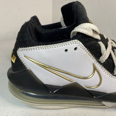 Nike LeBron XVII 17 Low-Top White Metallic Gold Sheriff