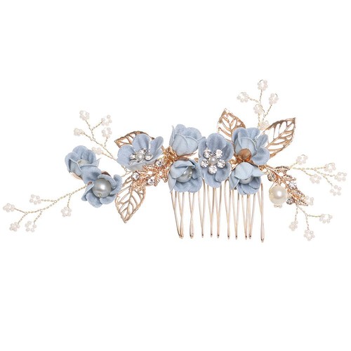 braut haar - schmuck haare kämmen blätter diadem blume haar pin braut - clips - Bild 13 von 15