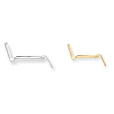 Medium White & Yellow Gold Filled Ring Guard Jewelry Sizers Kit 2 Pcs